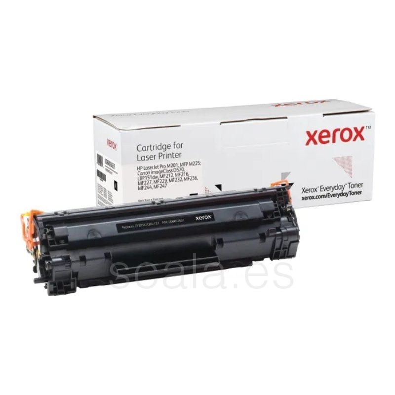 Tóner Xerox 006R03651 - Compatible con HP CF283X / CRG-137 / - Hasta 2.200 Páginas - Negro
