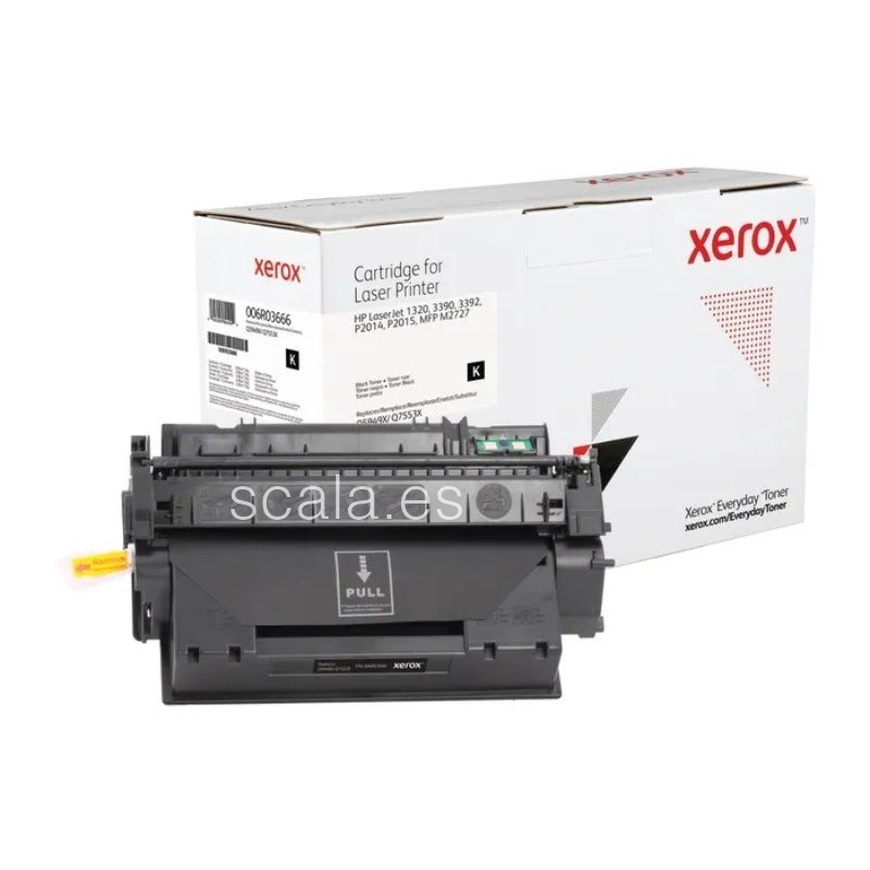 Tóner Xerox Compatible con HP Q5949X / Q7553X - Hasta 6.000 Páginas - 006R03666