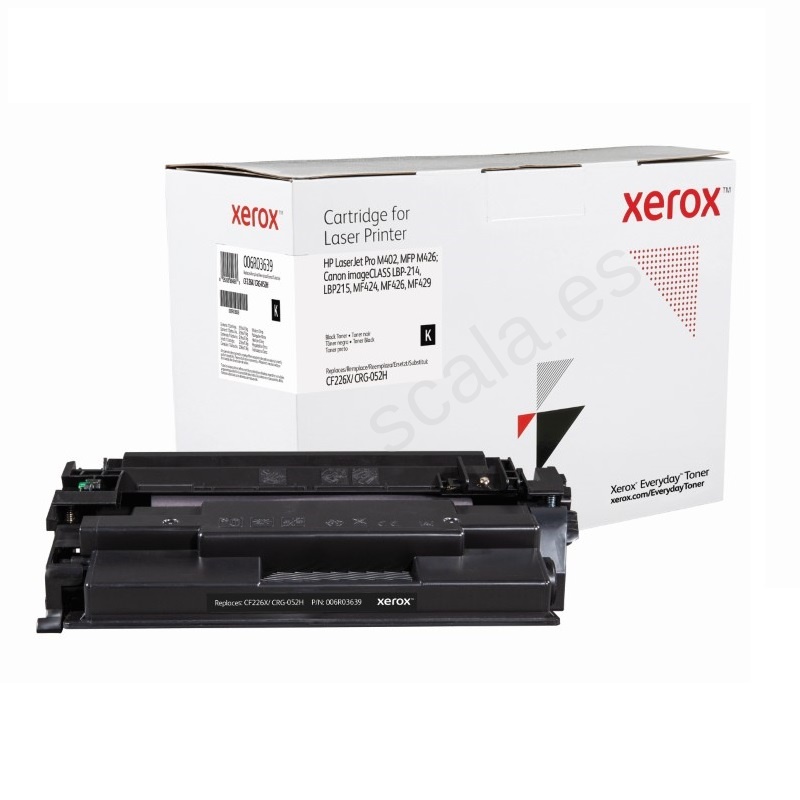 Tóner Xerox HP 26X - CF226X - Para LaserJet Pro M402, MFP M426, MF424, MF426, MF429 - Hasta 9.000 Copias