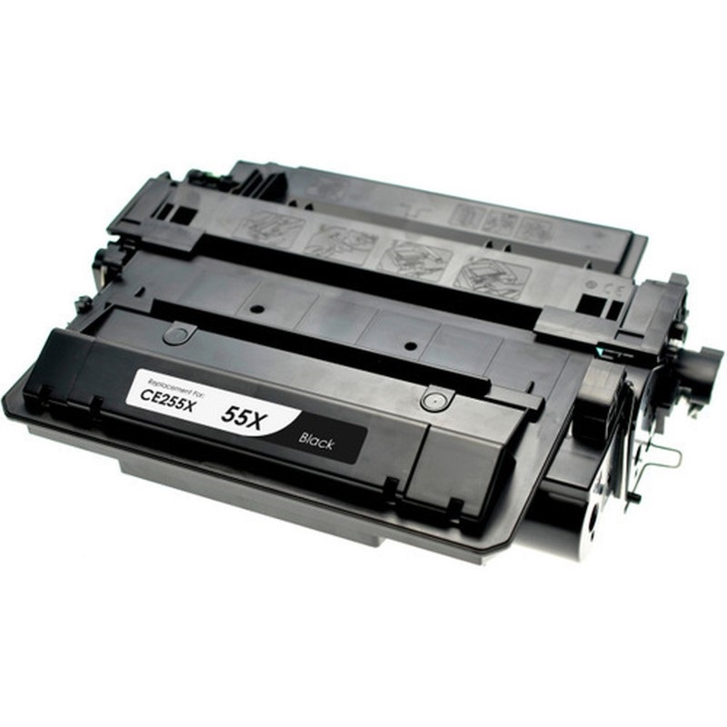 Toner Negro Compatible Para Impresora HP Laserjet P3015D, P3015DN, P3015X - CE255X