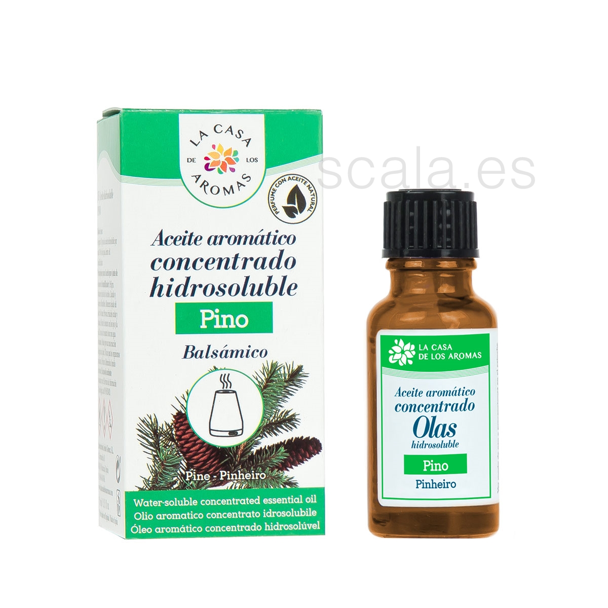 Aceite Aromático Concentrado Hidrosoluble Pino - 15ml