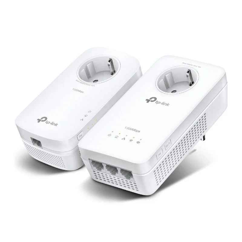 Adaptador Powerline TPLink AV1300 - 1300Mbps - Alcance Hasta 300m - Pack de 2 - TL-WPA8631P KIT