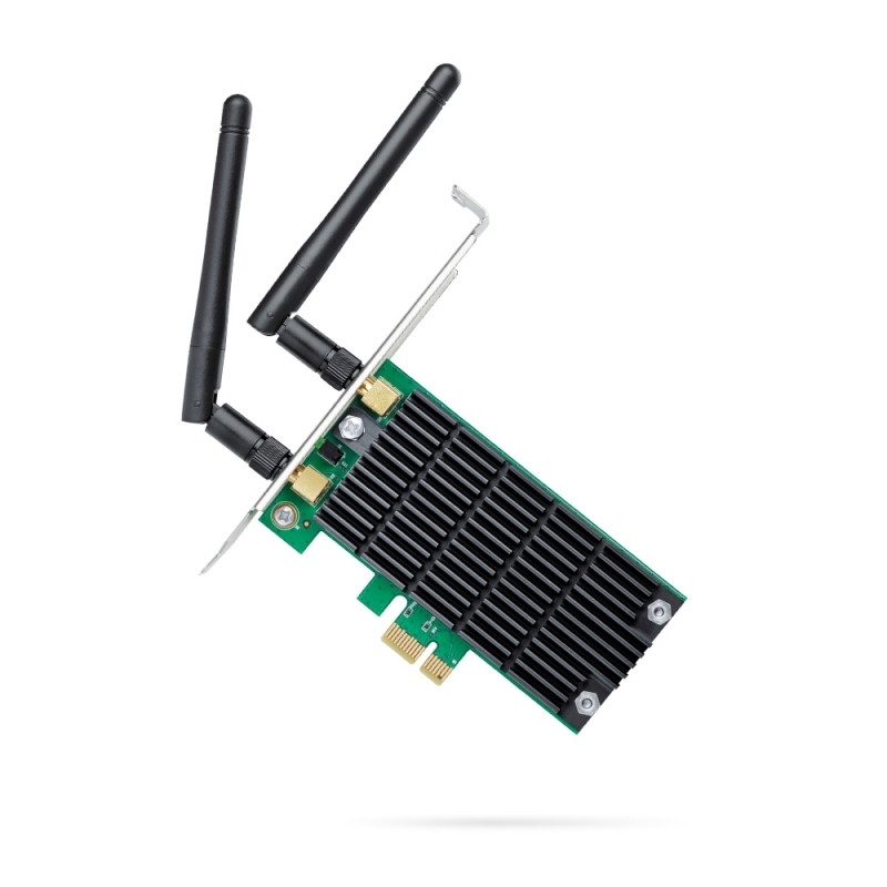 Adaptador Wi-Fi TP-Link Archer T4E - PCI-E - AC120 + Adaptador Pefil Bajo