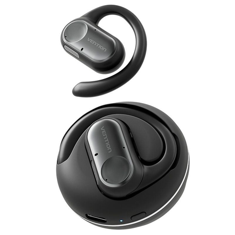 Auriculares Deportivos Bluetooth Con Estuche de Carga - Vention Open Ear OpenBeat O11 NBPB0 - Negros