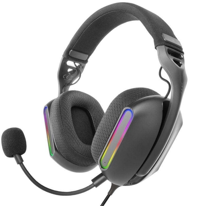 Auriculares Gaming con Micrófono - Mars Gaming MH-PRO - Jack 3.5 - USB - Negros