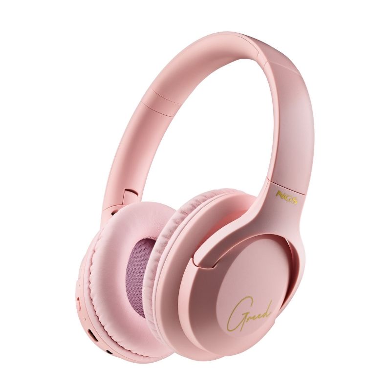 Auriculares Inalámbricos NGS Artica Greed - Rosas - Con Micrófono - Bluetooth