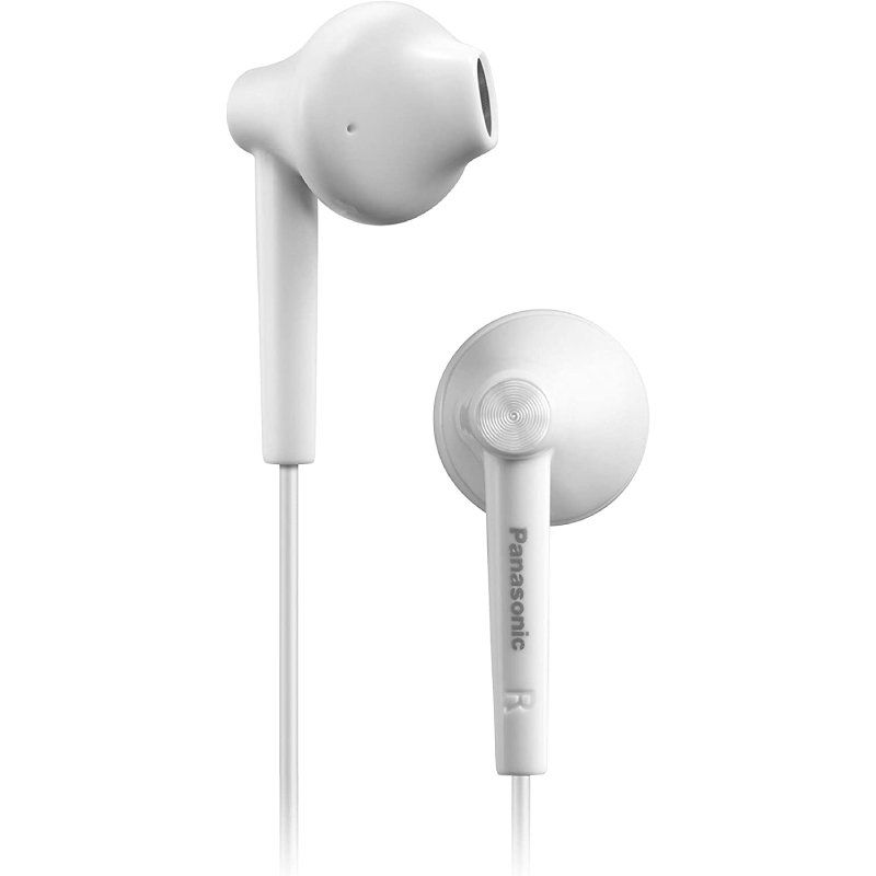 Auriculares Intrauditivos Panasonic RP-TCM55 - Con Micrófono - Jack 3.5 - Blancos