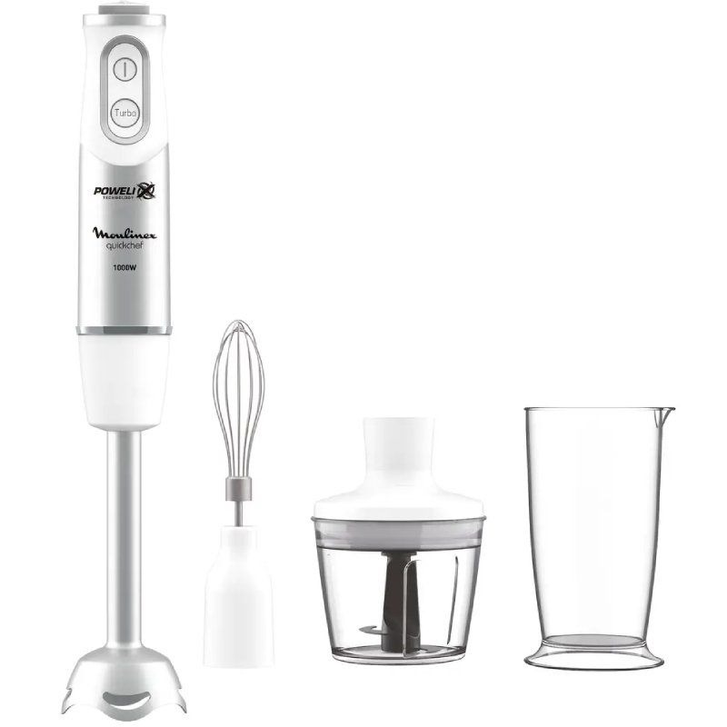 Batidora de Mano Moulinex Quickchef DD6A5110 - 1000W - 10 Velocidades