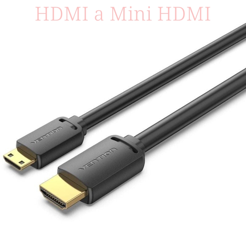 Cable HDMI 4K Macho - Mini HDMI Macho - 1,5 Metros - Negro - Vention AGHBG