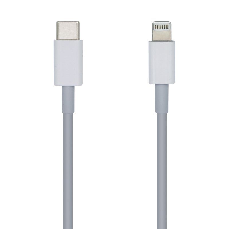 Cable Lightning a USB Tipo-C - 1 Metro - Blanco - Aisens A102-0442