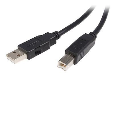 Cable USB 2.0 - 3 Metros - Para Impresora - USB A Macho - USB B Macho — USB2HAB3M