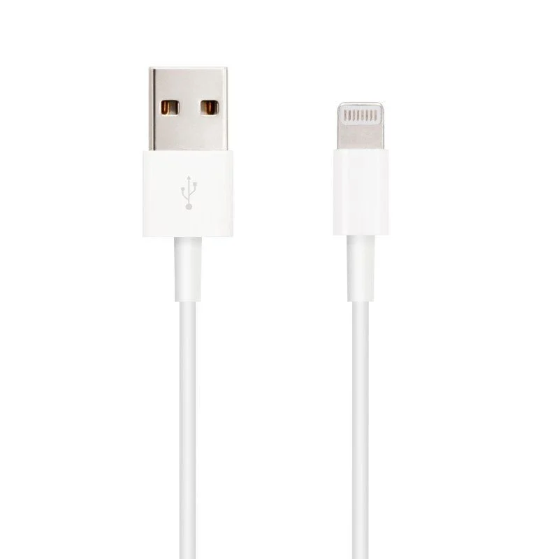Cable USB 2.0 Macho - Lightning Macho - Nanocable 10.110.0401 - 1 Metro - Blanco