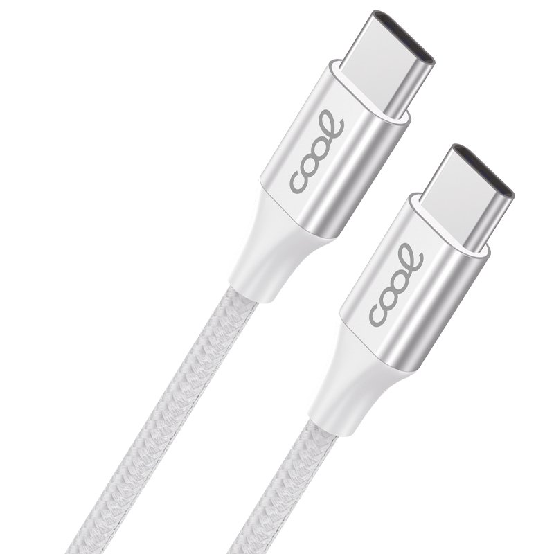Cable USB COOL Nylon Universal - Tipo C a Tipo C - 1.2 Metros