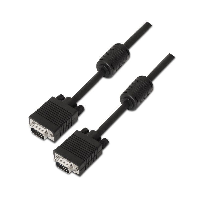 Cable VGA Macho - VGA Macho - 3 Metros - Aisens A113-0072- Negro