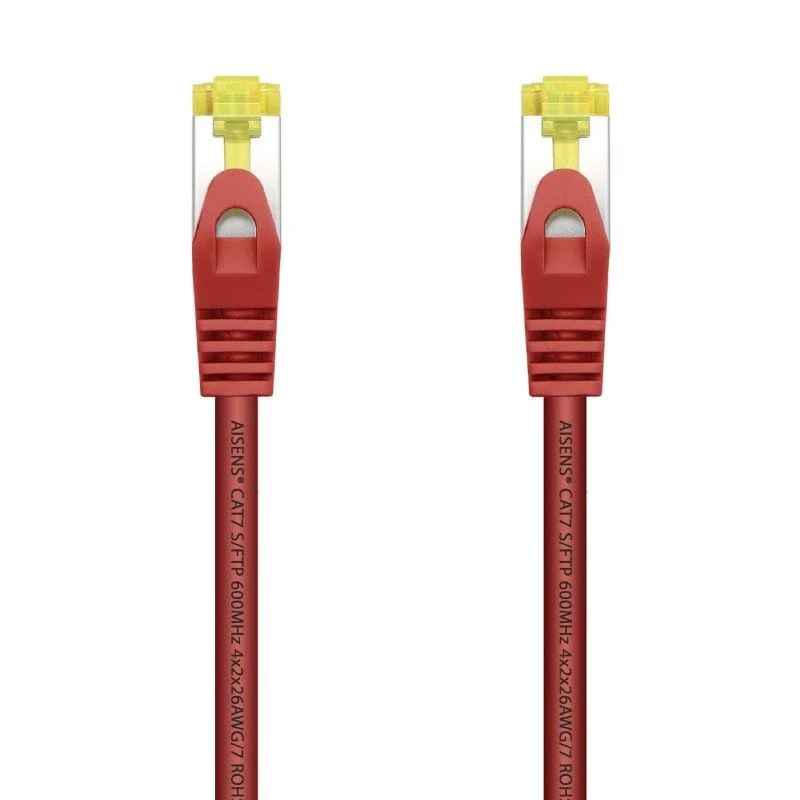 Cable de Red - 1 Metro - Rojo - Categoría 7 - RJ45 SFTP - Aisens A146-0470