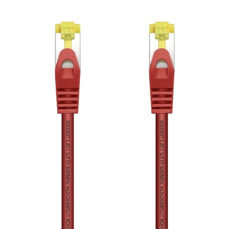 Cable de Red - 2 Metros - Rojo - Categoría 7 - RJ45 SFTP - Aisens A146-0471
