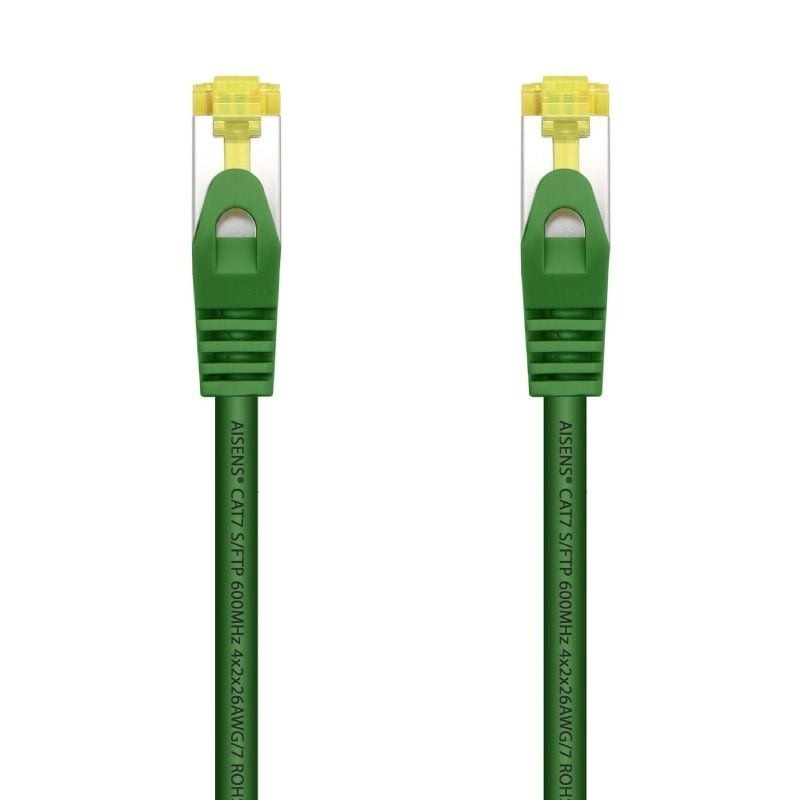 Cable de Red - 2 Metros - Verde - Categoría 7 - RJ45 SFTP - Aisens A146-0483