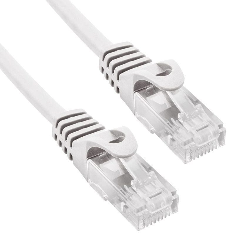 Cable de Red - 20 Metros - Gris - Categoría 6 - RJ45 UTP - Phasak PHK 1520