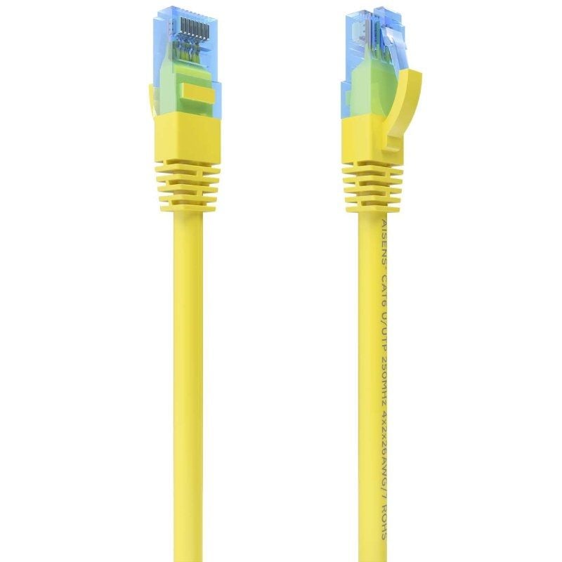 Cable de Red - 5 Metros - Amarillo - Categoría 6 - RJ45 UTP - Aisens A135-0838