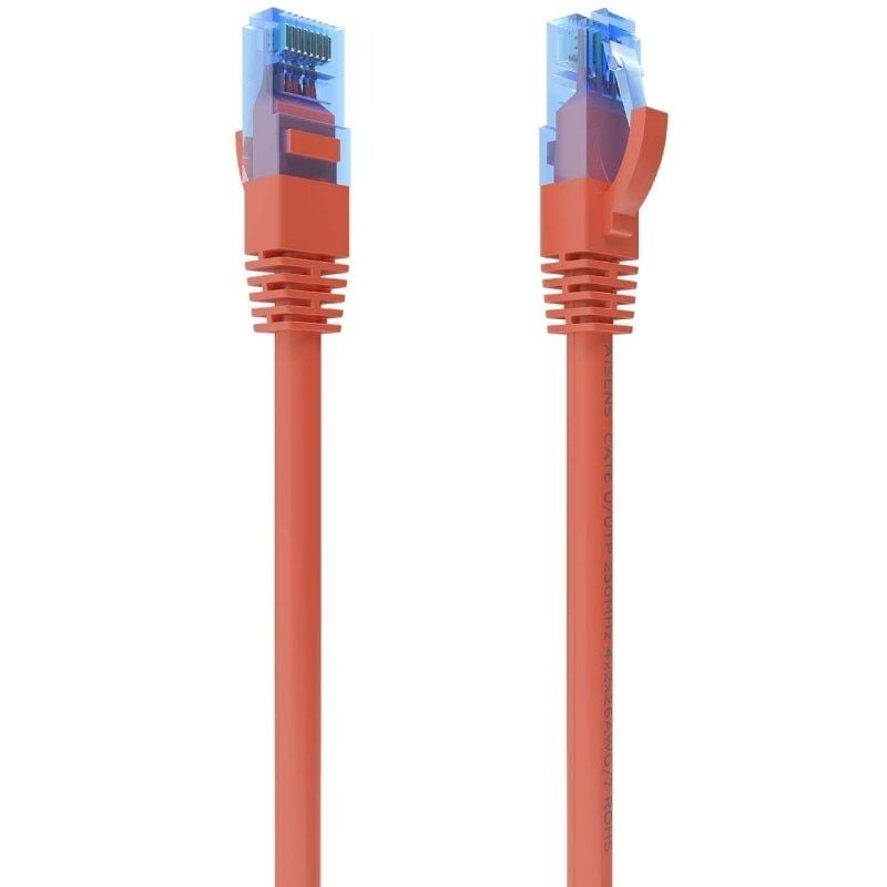 Cable de Red - 50 CM - Rojo - Categoría 6 - RJ45 UTP - Aisens A135-0787