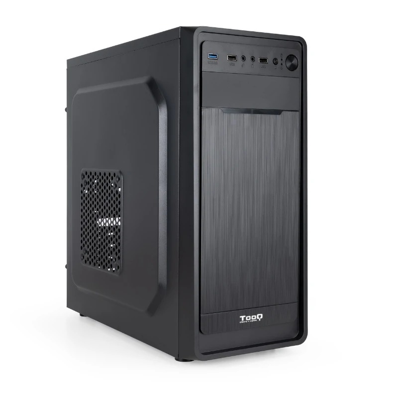 Caja Semitorre Tooq TQC-5701U3C-B - Sin Fuente - Negra
