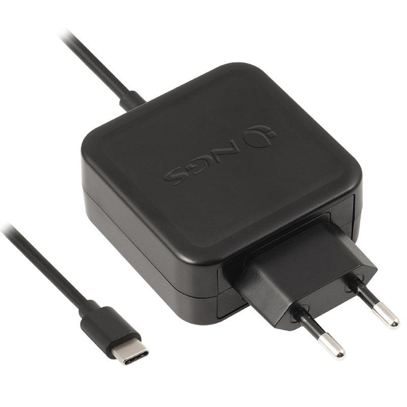 Cargador de Portátil NGS W-45W - USB-C - 45W - Automático - Voltaje 5-20V