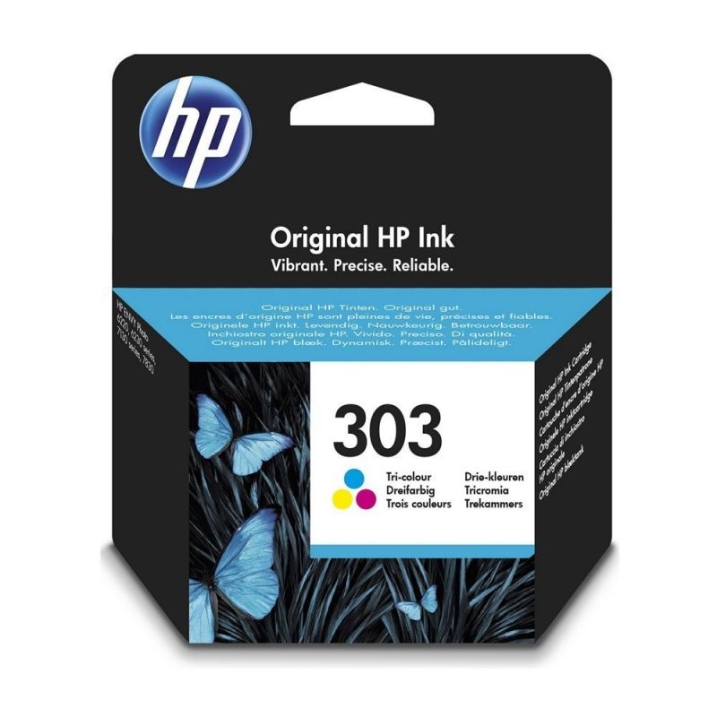 Cartucho Color Original HP Nº 303 - 165 Páginas Aprox. - Para HP Envy 6220, 6230, 7130, 7830 - T6N01AE