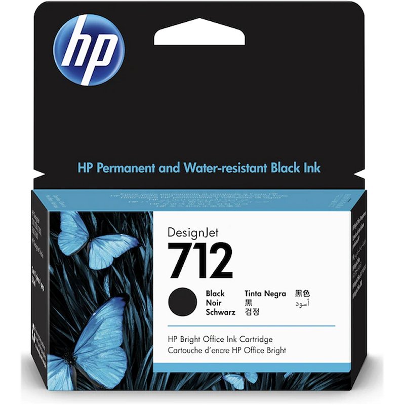 Cartucho HP Nº 712 - Negro - 3ED70A