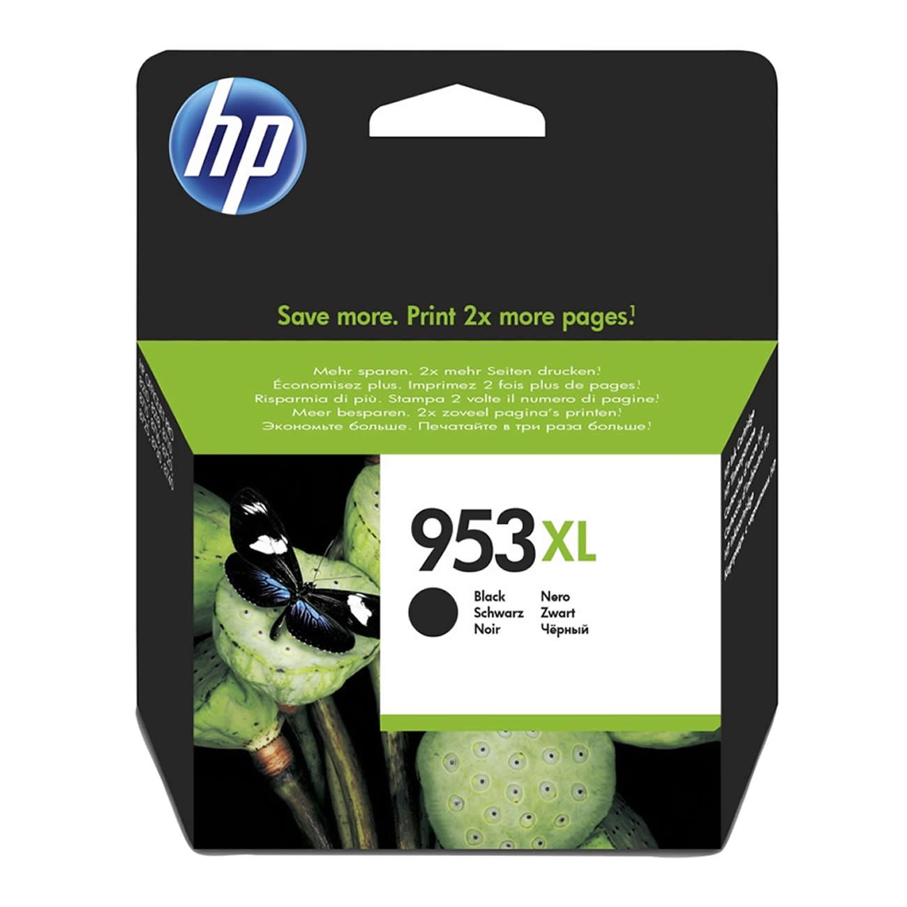 Cartucho Negro HP Nº 953XL - Hasta 2.000 Páginas - Para Officejet Pro 8210, 8720, 8730, 8740 - L0S70AE