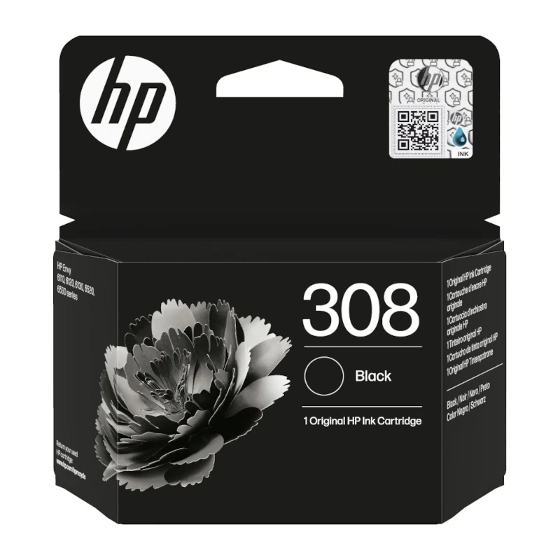 Cartucho Original HP 308 - Negro - Hasta 160 Páginas — 7FP21UE