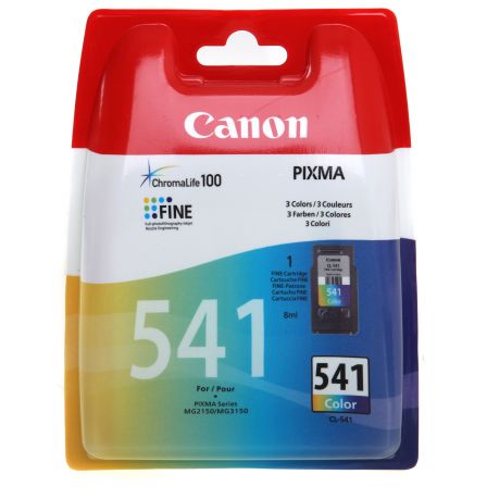 Cartucho de Tinta Canon CL-541 - Color - Para Canon MG2150, MG3150 — 5227B004AA