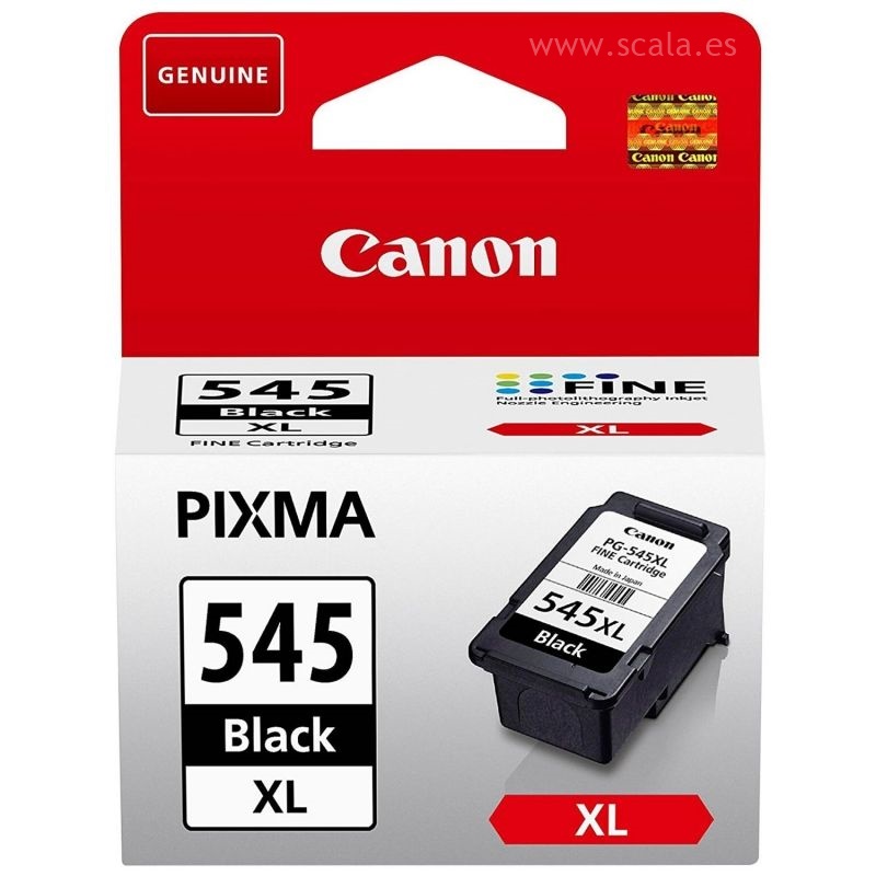 Cartucho de Tinta Canon PG-545XL - Negro - 15ML - 400 Páginas - Para Canon Pixma MG2450, MG2550 — 8286B001