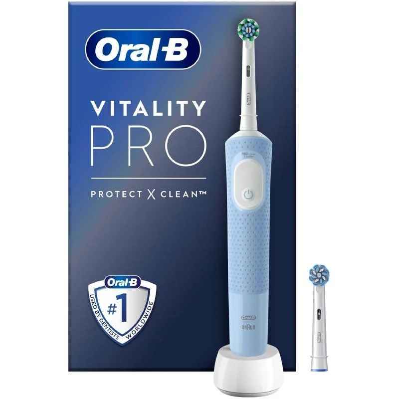 Cepillo Dental Braun Oral-B Vitality Pro - Incluye 1 Recambio - Azul