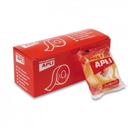 Cinta Adhesiva Transparente • 19MM x 33M • Apli
