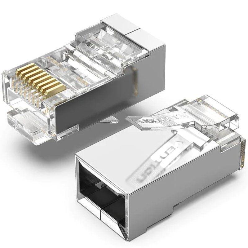 Conector RJ45 Vention IDAR0-10 - Cat. 5e FTP - 10 Unidades