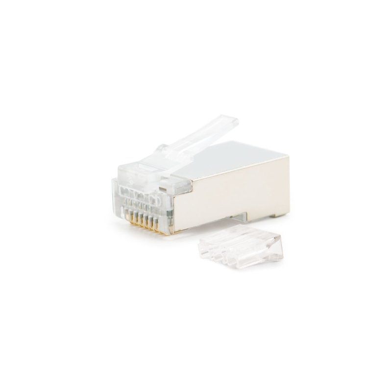 Conector de Red RJ45 - Metálico - Categoria 6 - 8 Hilos - 10.21.0203
