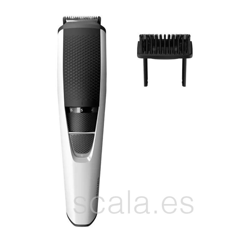 Cortabarbas Philips Beardtrimmer Series 3000 BT3206/14 - Con Batería - 4 Accesorios