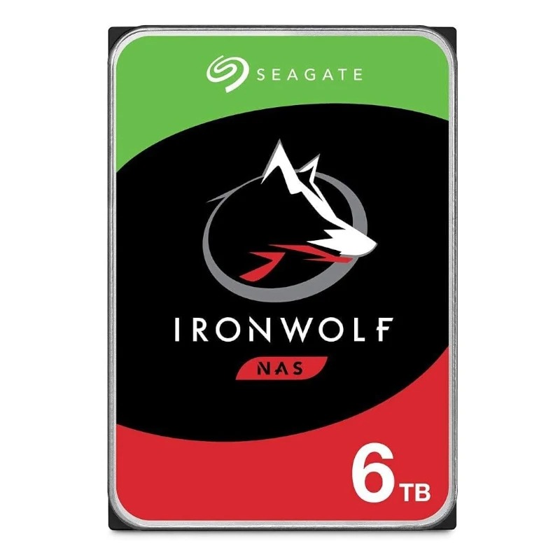 Disco Duro Seagate IronWolf NAS - 6TB - 3.5" - SATA3 - ST6000VN006