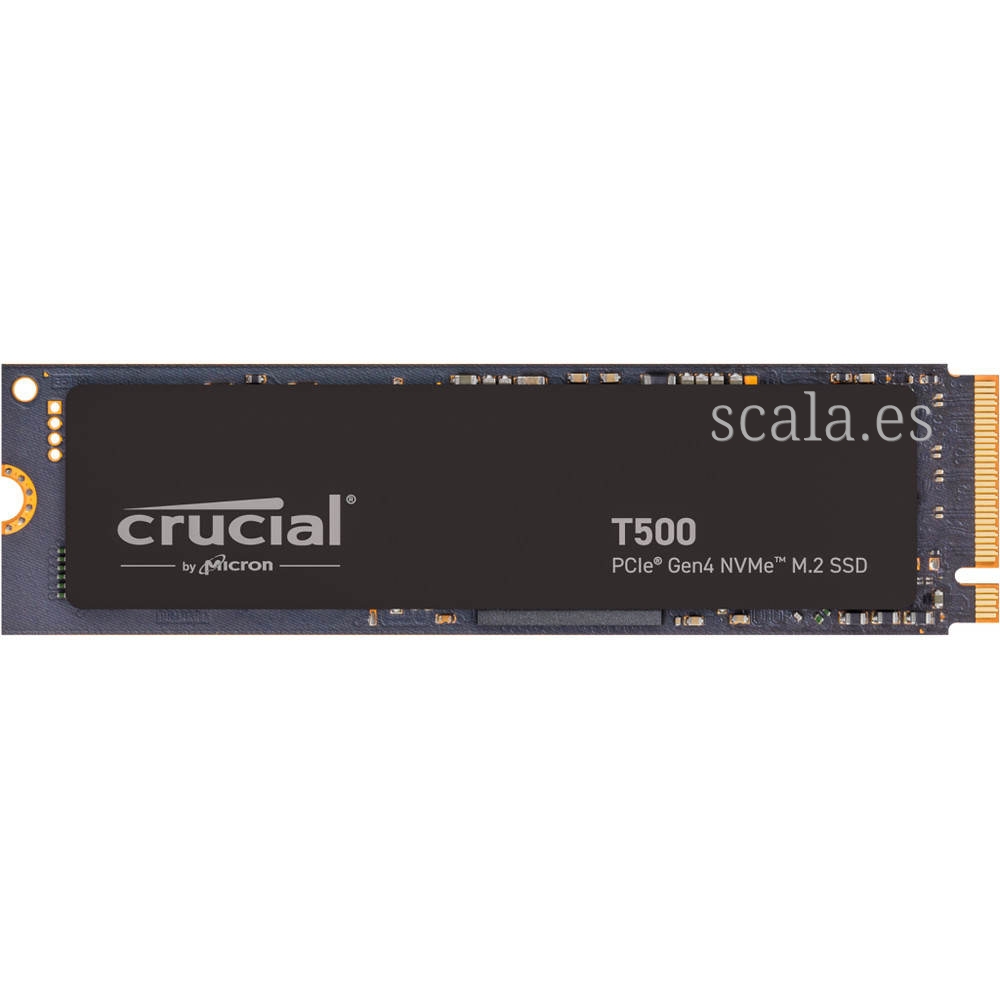 Disco SSD Crucial M.2 - 500GB - PCI-E 4.0 Nvme T500 — CT500T500SSD8