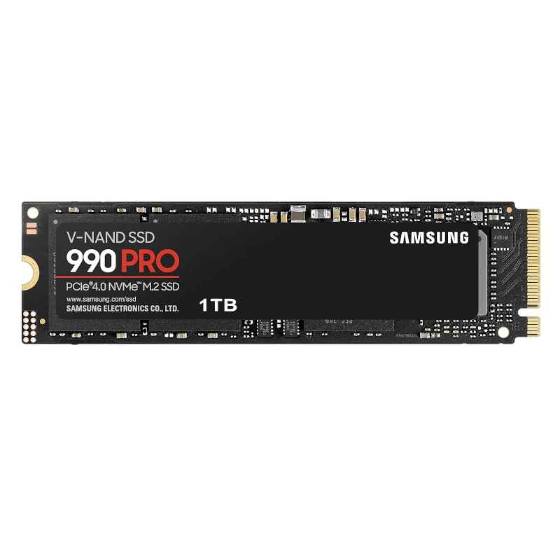 Disco SSD Samsung 990 PRO - 1TB - PCIe 4.0 NVMe M.2 — MZ-V9P1T0BW