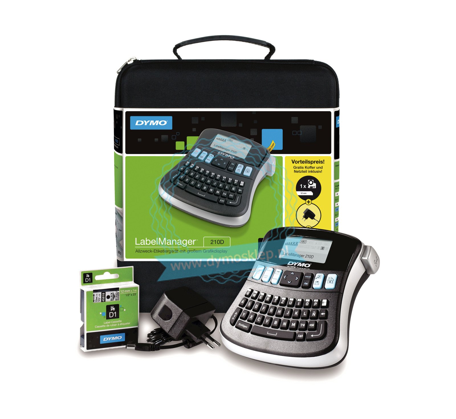 Dymo LabelManager 210D+ Label Printer Kit - 2094492