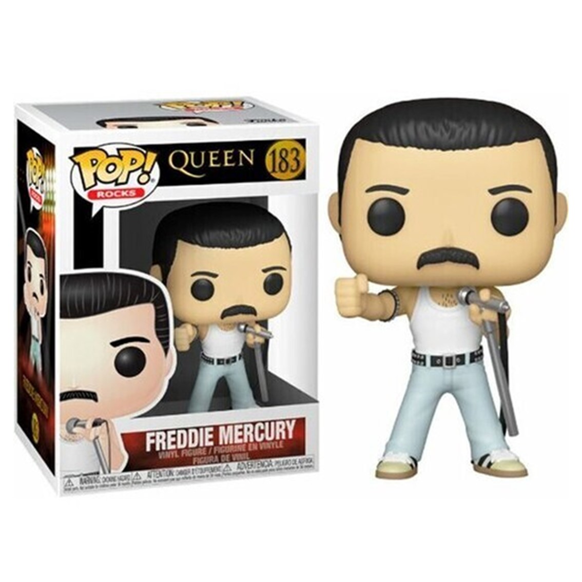 FUNKO POP ESTRELLAS DEL ROCK FREDDIE MERCURY RADIO GAGA - 33735 - Nº 183