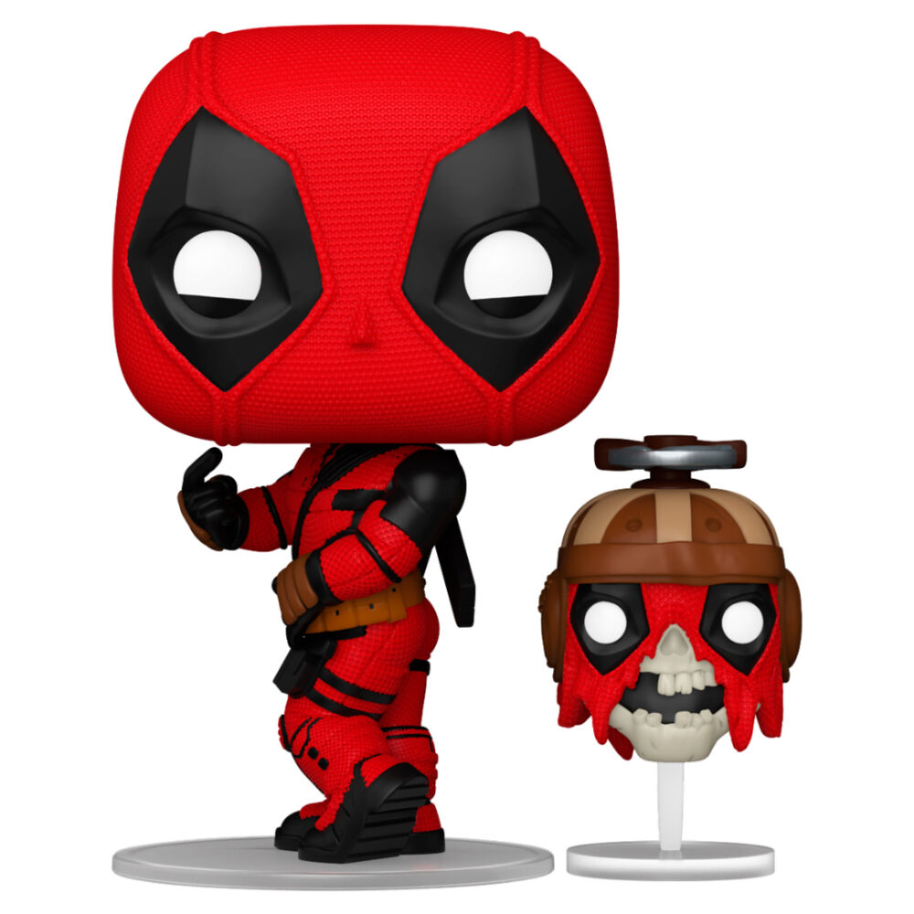 Figura POP Marvel Deadpool & Wolverine Deadpool with Headpool - Nº 1400