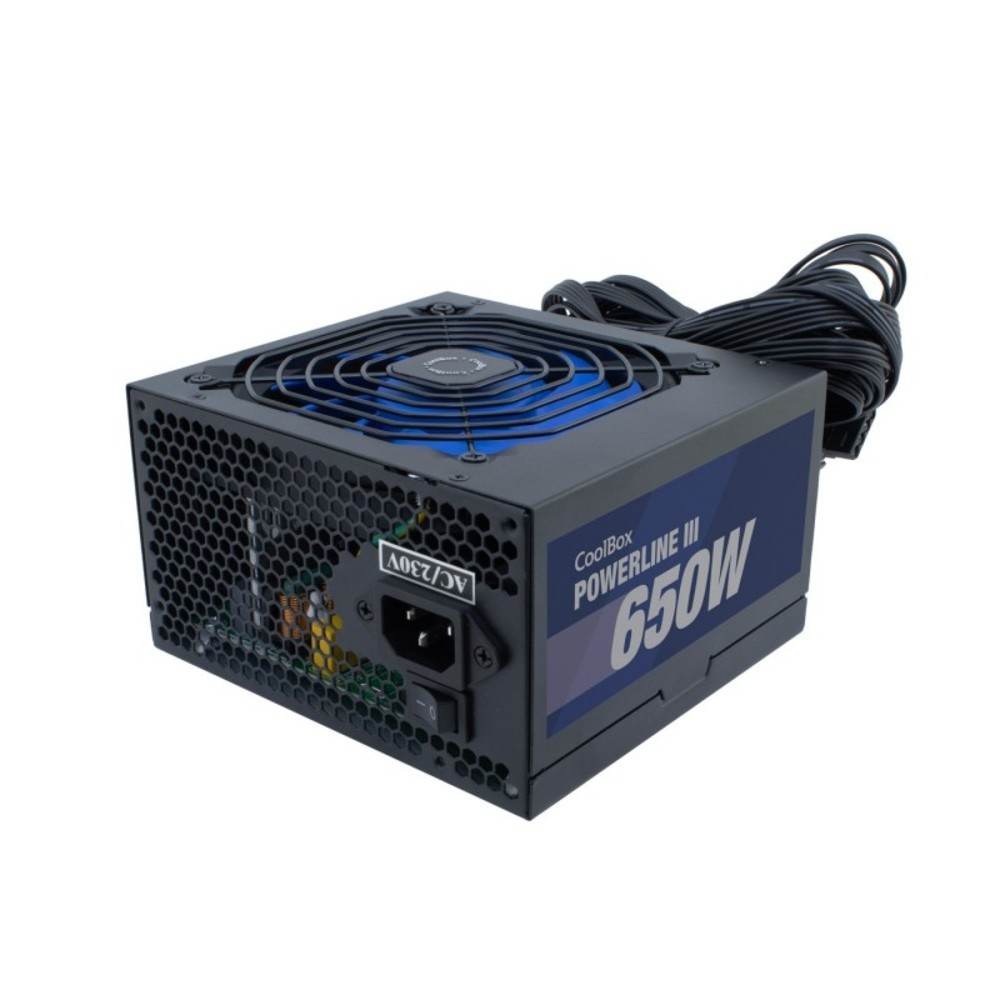 Fuente de Alimentación 650W - Coolbox Powerline3 - PFC Activo - 85+ ATX