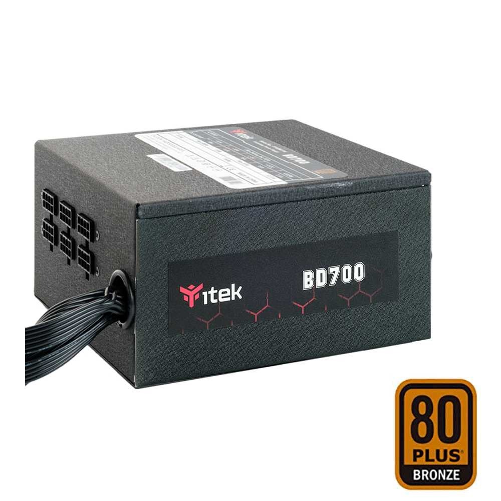 Fuente de Alimentación Itek BD700 - 700W - 80+ Bronze - ITPSEBD700