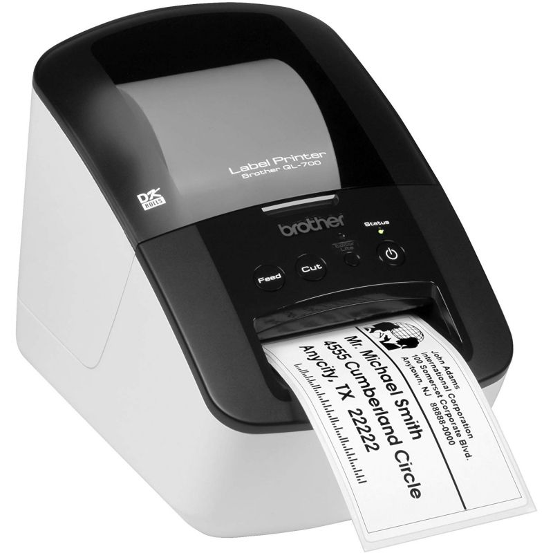 Impresora de Etiquetas Térmica Brother QL-700 - USB 2.0 - Software Diseño P-Touch - QL700RF1