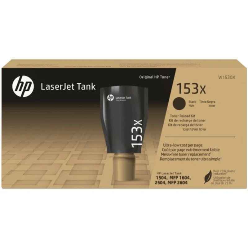 Kit de Recarga Tóner Original Laserjet Tank Nº 153X - Alta Capacidad - Negro -