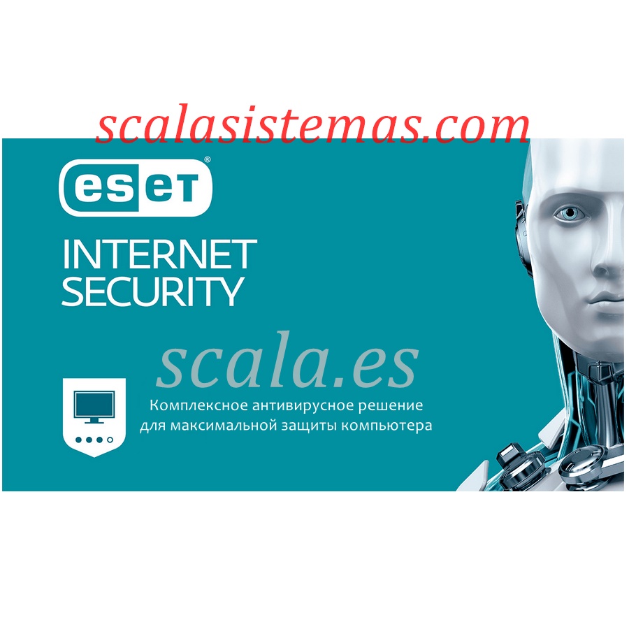 Licencia Nueva / Renovación - Antivirus Eset Internet Security (EIS) - 1 Año Actualizaciones - 8 Equipos