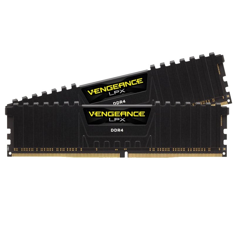 Memoria - 16GB (2 x 8GB) - DDR4 2400 MHz - Corsair Vengeance LPX — CMK16GX4M2A2400C16