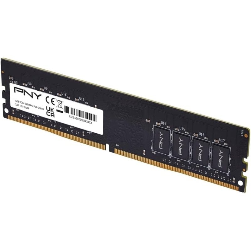 Memoria DDR4 - 16GB (1x16GB) 3200 Mhz (PC4-25600) - PNY RETAIL - 1.2V — MD16GSD43200-SB